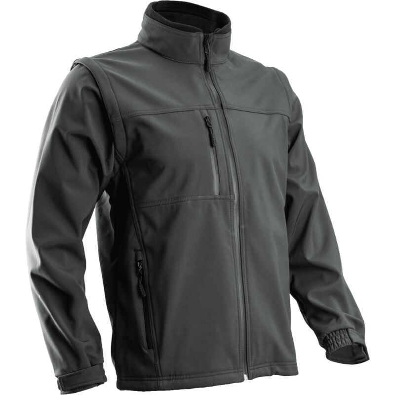 Coverguard - Veste de travail softshell yang 2 en 1 - Anthracite 3XL - 60/62