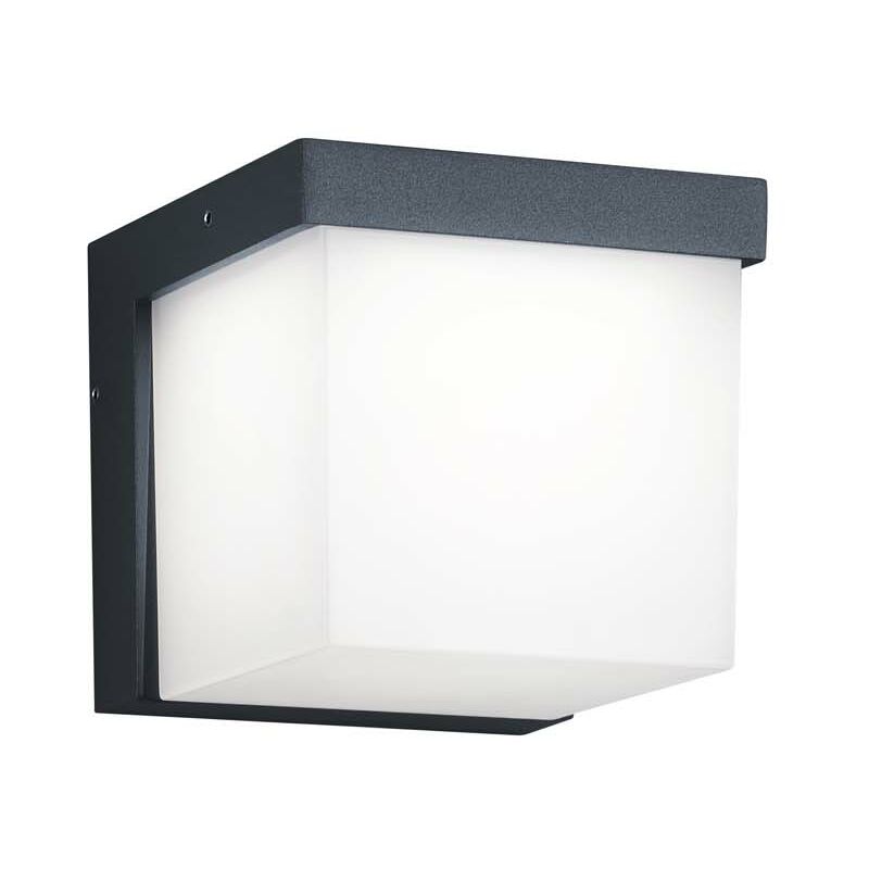 Yangtze Applique LED Carrée Anthracite 12x12 cm
