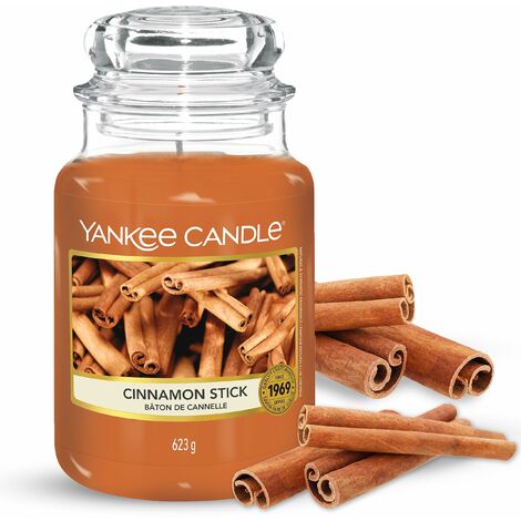Yankee Candle 1055974E Cinnamon Stick Candele in giara Grande, Rosso, 9.9x9.8x17.5 cm