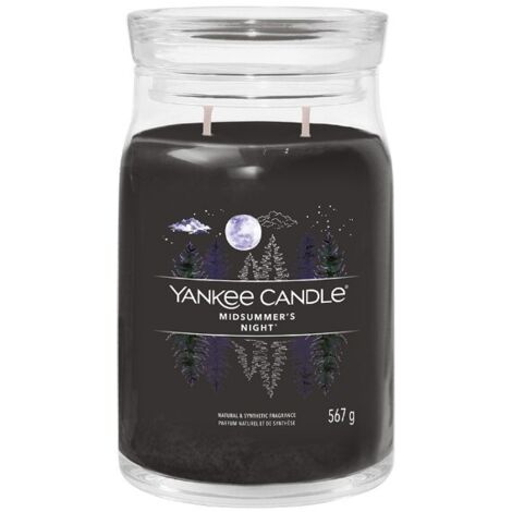 Yankee Candle 1629968E candela di cera Cilindro Muschio, Patchouli Nero 1 pz