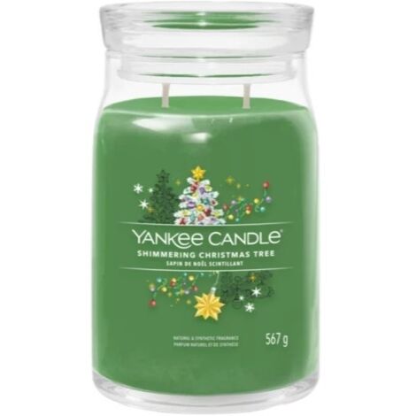 YANKEE CANDLE ARBRE DE NOËL SCINTILLANT - GRAND POT 1743380E