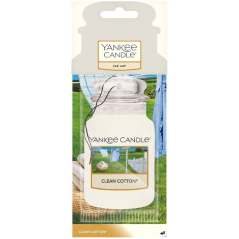 YANKEE CANDLE Auto-Duftkerze, Duftrichtung: Saubere Baumwolle, 15 g