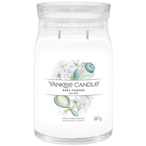 Yankee candle - baby powder signature candle detsky pudr - vonna svicka 5670g