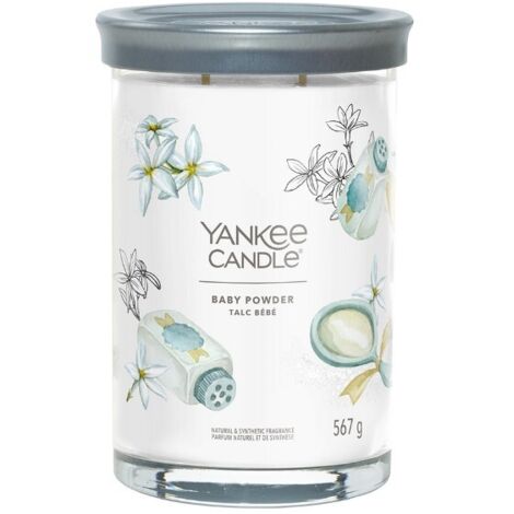 Yankee candle - baby powder signature tumbler candle detsky pudr - vonna svicka 5670g