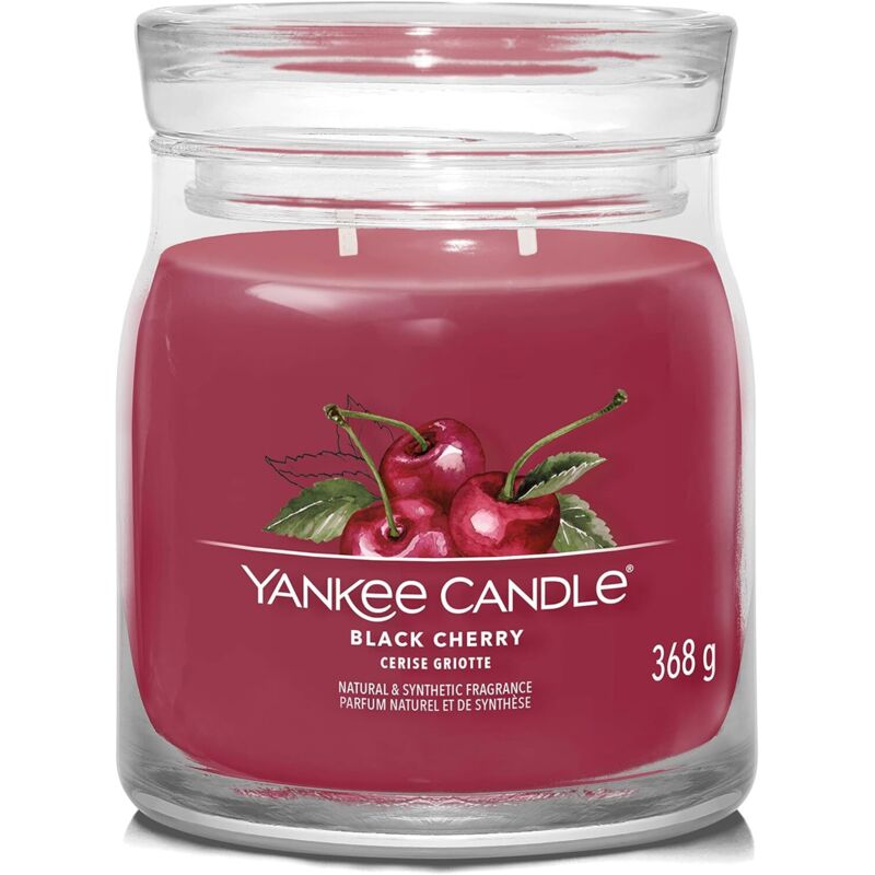 Black Cherry Signature Medium Jar 368 g - Yankee Candle