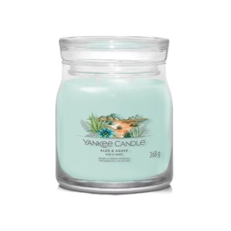 Yankee Candle - Bougie signature Aloe et Agave modèle moyen