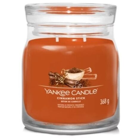 Yankee Candle - Bougie signature bâton de Cannelle modèle moyen