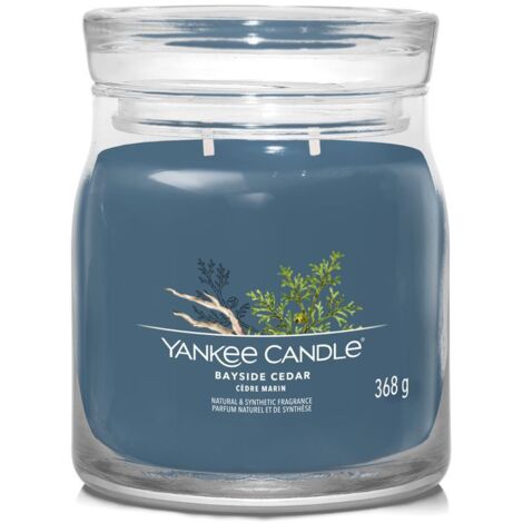 Yankee Candle - Bougie signature cèdre marin modèle moyen