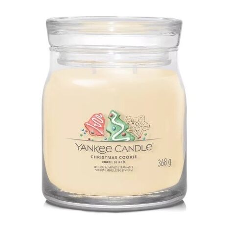 Yankee Candle - Bougie signature Christmas Cookie modèle moyen
