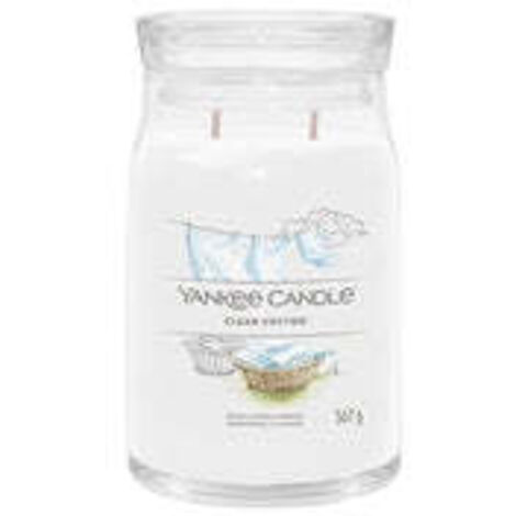 Yankee Candle - Bougie signature coton frais modèle moyen