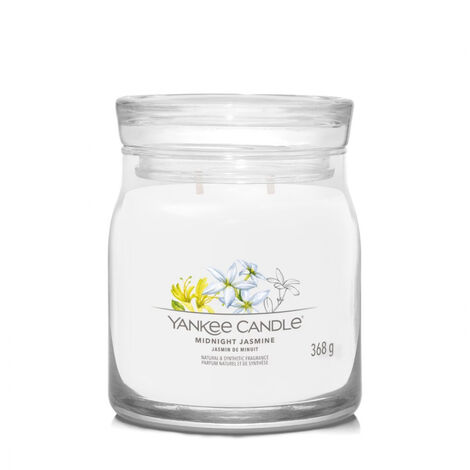 Yankee Candle - Bougie signature jasmin de minuit modèle moyen