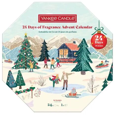 YANKEE CANDLE Calendario dell'Avvento ghirlanda 24 Giorni di Fragranze