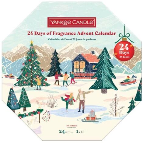 Yankee Candle - Calendrier de l'avent couronne bougies