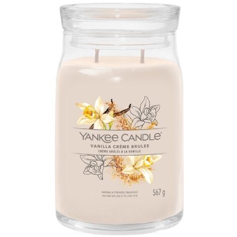 YANKEE CANDLE CANDELA GIARA GRANDE SIGNATURE VANILLA CRÈME BRÛLÉE