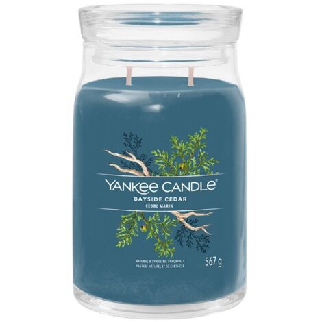 YANKEE CANDLE CANDELA GRANDE SIGNATURE BAYSIDE CEDAR