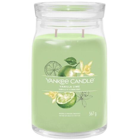 YANKEE CANDLE CANDELA GRANDE SIGNATURE VANILLA LIME