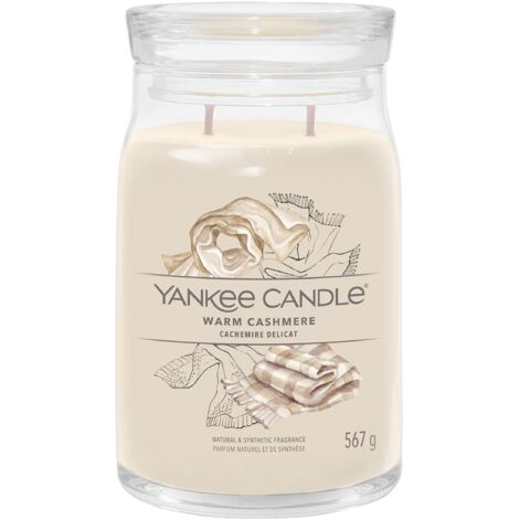 YANKEE CANDLE CANDELA GRANDE SIGNATURE WARM CASHMERE