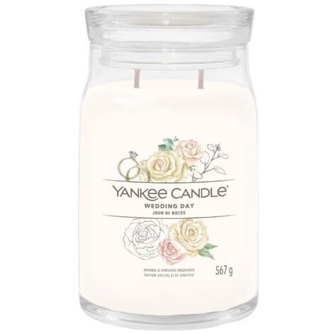 YANKEE CANDLE CANDELA GRANDE SIGNATURE WEDDING DAY