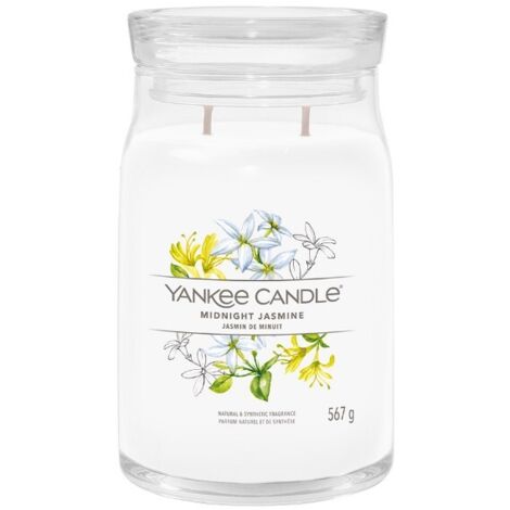 YANKEE CANDLE CANDELA IN GIARA GRANDE MIDNIGHT JASMINE