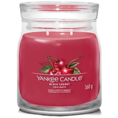 YANKEE CANDLE CANDELA MEDIA SIGNATURE BLACK CHERRY