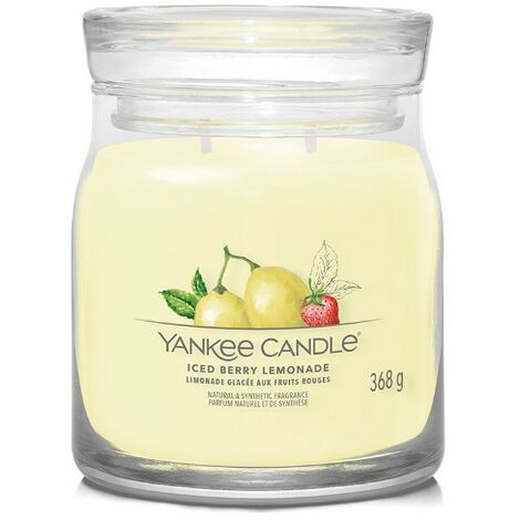 YANKEE CANDLE CANDELA MEDIA SIGNATURE ICED BERRY LEMONADE