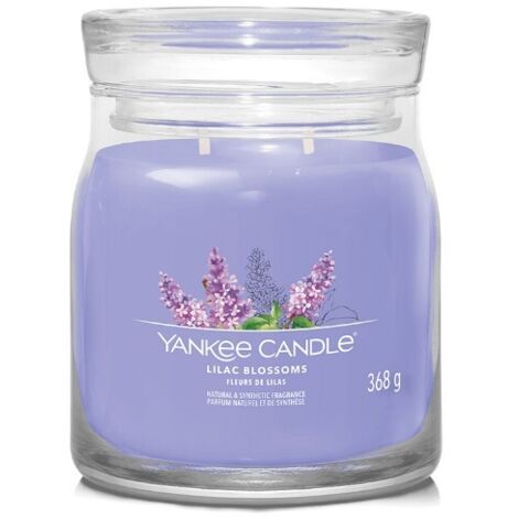 YANKEE CANDLE CANDELA MEDIA SIGNATURE LILAC BLOSSOMS