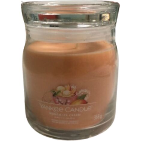 YANKEE CANDLE CANDELA MEDIA SIGNATURE MANGO ICE CREAM