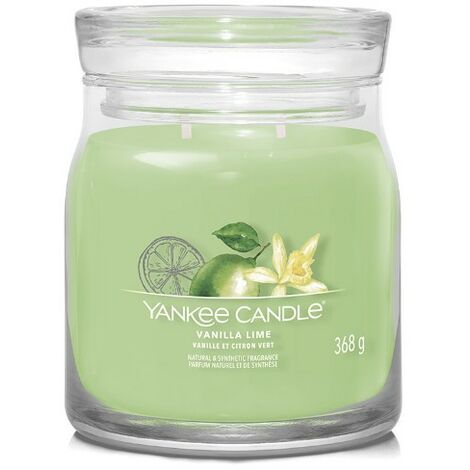 YANKEE CANDLE CANDELA MEDIA SIGNATURE VANILLA LIME