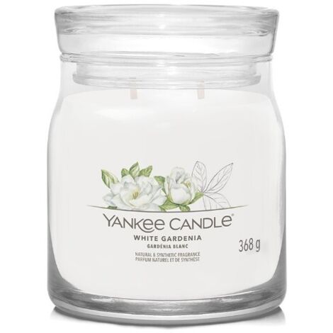 YANKEE CANDLE CANDELA MEDIA SIGNATURE WHITE GARDENIA
