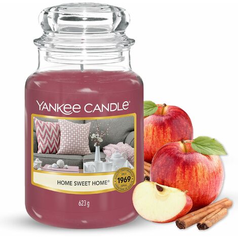 Yankee Candle Candela profumata in giara grande  Dolce casa  Durata Fino a 150 Ore  Regali per donne