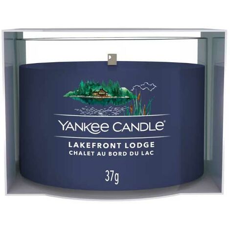 YANKEE CANDLE CANDELA VOTIVE IN VETRO SINGOLA LAKEFRONT LODGE