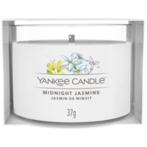 YANKEE CANDLE CANDELA VOTIVE IN VETRO SINGOLA MIDNIGHT JASMINE