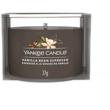 YANKEE CANDLE CANDELA VOTIVE IN VETRO SINGOLA VANILLA BEAN ESPRESSO