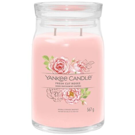 YANKEE CANDLE CANDELIA GRANDE SIGNATURE FRESH CUT ROSES