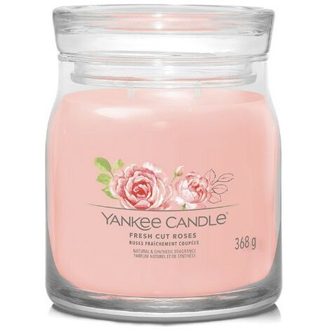 YANKEE CANDLE CANDELIA MEDIA SIGNATURE FRESH CUT ROSES