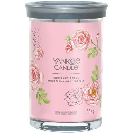 YANKEE CANDLE CANDELIA TUMBLER GRANDE FRESH CUT ROSES