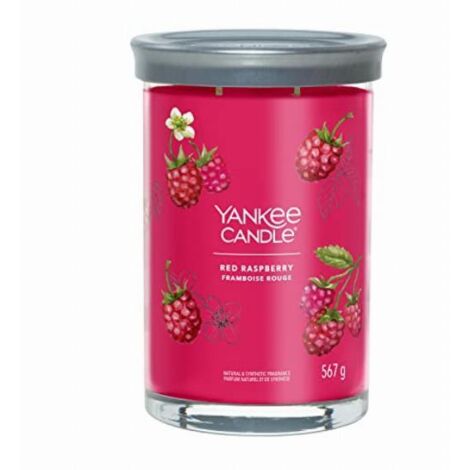 YANKEE CANDLE CANDELIA TUMBLER GRANDE RED RASPBERRY