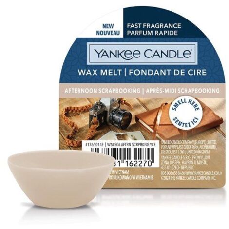 YANKEE CANDLE, CERA DA FONDERE, AFTERNOON SCRAPBOOKING, CASA, PROFUMATORI AMBIENTI
