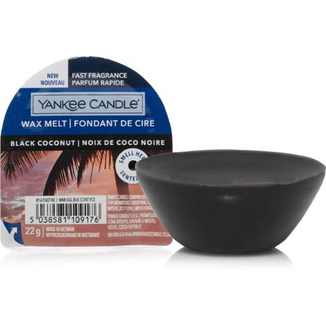 YANKEE CANDLE CERA DA FONDERE WAX MELT BLACK COCONUT PROFUMATORI AMBIENTE INTERNI