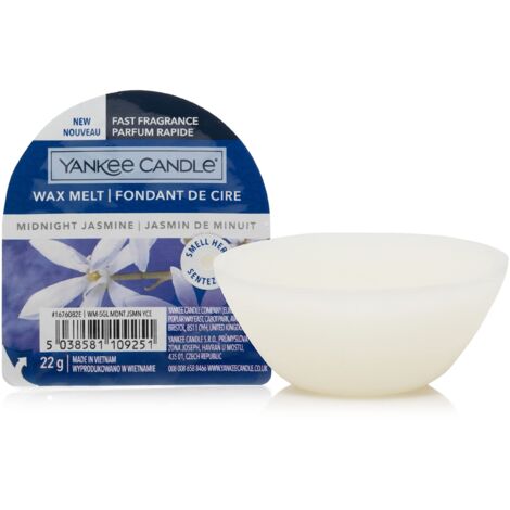 YANKEE CANDLE CERA DA FONDERE WAX MELT MIDNIGHT JASMINE PROFUMATORI AMBIENTE INTERNI