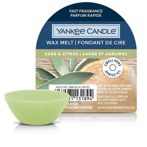 YANKEE CANDLE CERA DA FONDERE WAX MELT SAGE & CITRUS