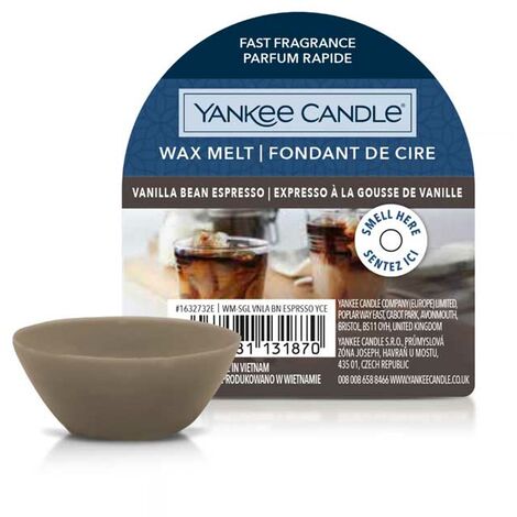 YANKEE CANDLE CERA DA FONDERE WAX MELT VANILLA BEAN ESPRESSO