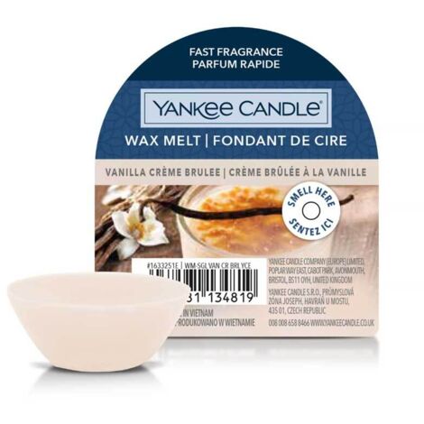 YANKEE CANDLE CERA DA FONDERE WAX MELT VANILLA CRÈME BRÛLÉE