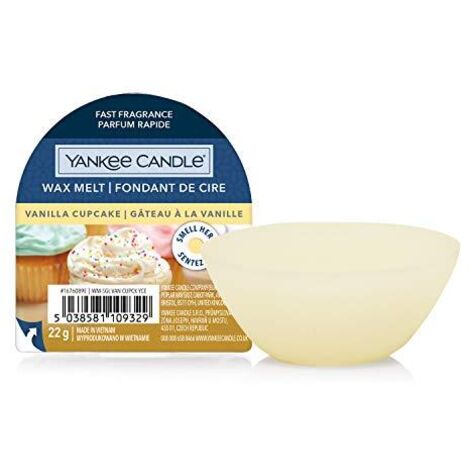 YANKEE CANDLE CERA DA FONDERE WAX MELT VANILLA CUPCAKE PROFUMATORI AMBIENTE INTERNI