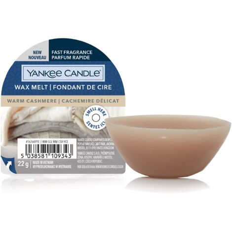 YANKEE CANDLE CERA DA FONDERE WAX MELT WARM CASHMERE PROFUMATORI AMBIENTE INTERNI