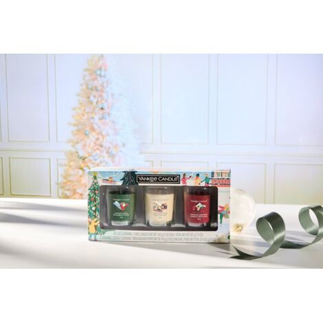 YANKEE CANDLE Confezione regalo 3 candele piccole Tumbler in vetro