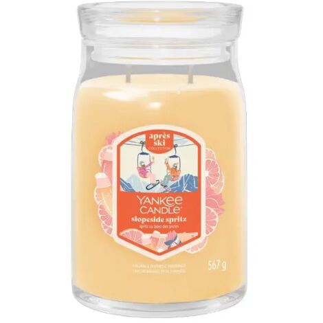 YANKEE CANDLE Giara Grande in vetro Slopeside Spritz