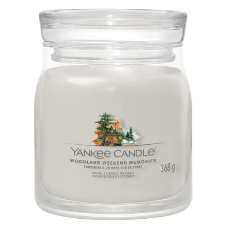 YANKEE CANDLE, GIARA MEDIA, WOODLAND WEEKEND MEMORIES, CASA, PROFUMATORI AMBIENTI