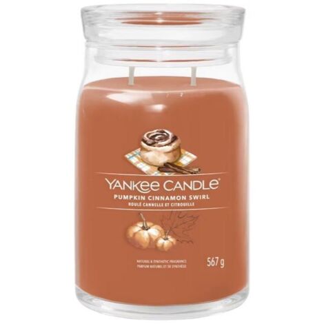YANKEE CANDLE, GRAND JARA SIGNATIRE PUMPKIN CINNAMON TOURBILLON 1759265E