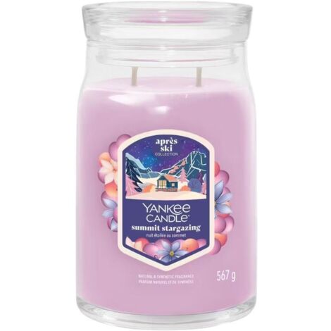 Yankee Candle - Grande bougie Nuit étoilée au sommet